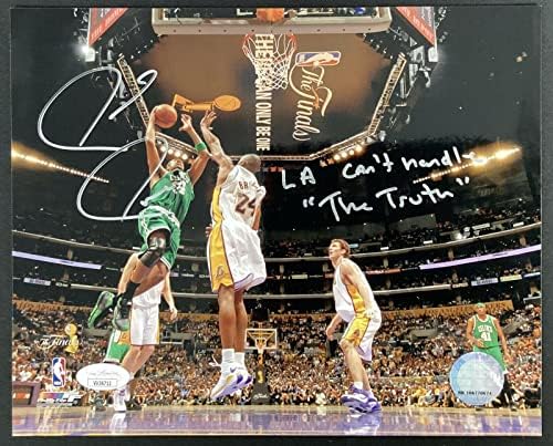 Paul Pierce assinou a foto 8x10 Boston Celtics Autograph A verdade JSA - fotos autografadas da NBA