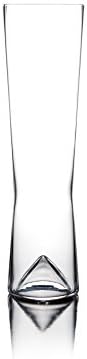 Sempli Monti-Pils Clear Pilsner Beer Glasses, conjunto de 2 na caixa de presente