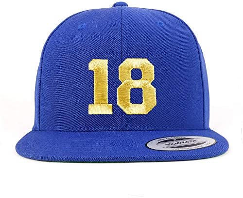 Trendy Apparel Shop número 18 Gold Thread Bill Bill Snapback Baseball Cap