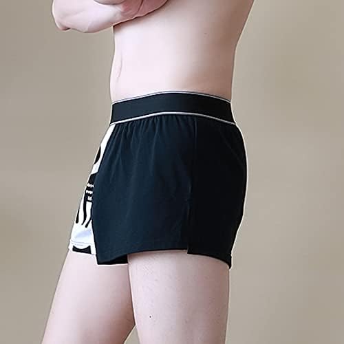 Masculino boxers algodão homens sexy largura resumos de gelo fossas de gelo moda moda suba roupas de calcinha de calcinha