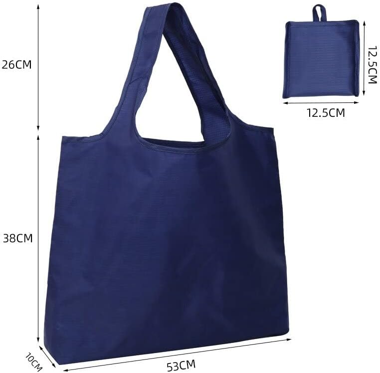 Bolsas de supermercado reutilizáveis, saco de compras dobráveis ​​reutilizáveis, Totes Eco Shopper Shopper portátil ombro