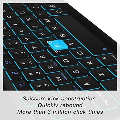 Teclado de onda de caixa para Blu G61 - Teclado Slimkeys Bluetooth - com luz de fundo, teclado portátil com luz de fundo