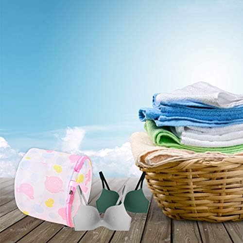 Sacos de lavanderia Doitool, 4pcs impressos anti-deformação Bolsa de lavagem de bolsa de lavagem de malha de malha de