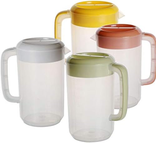 PARRA DE TEA 2500 ml de plástico transparente Medição da jarra panela fria água fria chaleira para armazenar e servir bebida de bebida