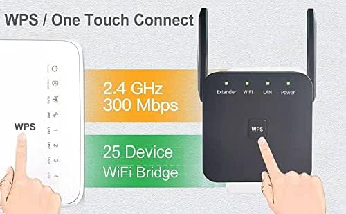 2023 o mais novo WiFi Extender, WiFi Repeater, WiFi Booster, cobre até 8640 pés quadrados e 40 dispositivos, Booster da Internet -