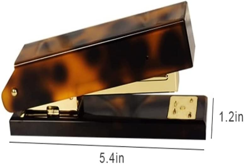 Escritório de escritório 5.4 grampeador Rose Gold Gold Staples No Jam Stapler de serviço pesado para estudantes Supplies de