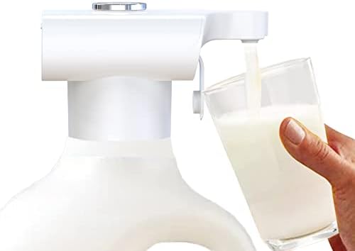 Distribuidor de bebidas atualizado para leite de leite, jarro, jarro e garrafas | Suco de bomba elétrica automática, água