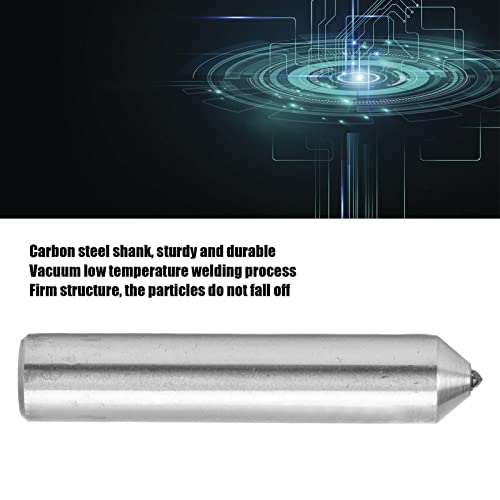 Ferramenta cônica de moagem de ponto único, aço carbono haste de operação fácil de tamanho compacto resistente a desgaste de