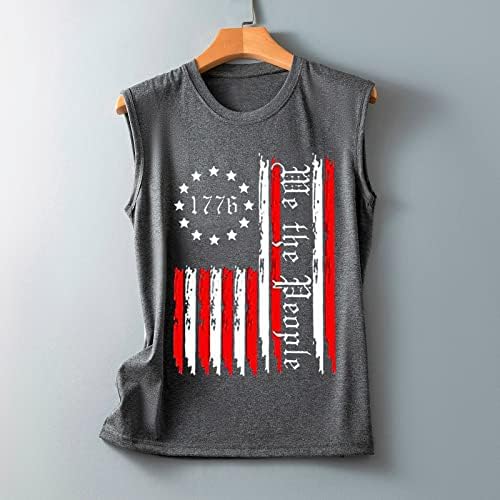 Miashui Beer Pong Tops para mulheres Mulheres Summer Independence Day Day Round Round Poscond Tank Tops Athletic Womens Athletic