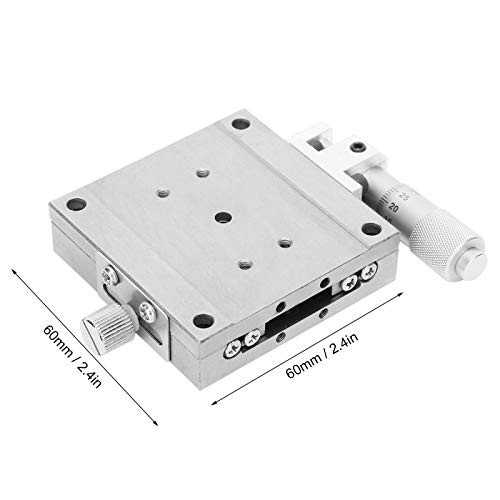 Tabela deslizante linear à prova d'água, antioxidação de 60x60 mm Tabela deslizante linear, para medição experimental óptica deslocamento