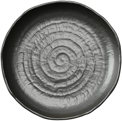 Molde de cerâmica preta oxidada 8.5 tigela [10,0 x 1,8 polegadas] | Tigela