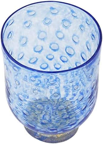 GlassOfvenice Serenissima Murano Glass Tumbler - Azul