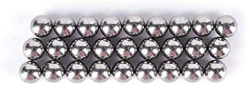 Bolas de aço inoxidável da Lucknight 304 Bola de aço inoxidável, bola de aço de precisão, precisa para 0,1,11. 6 11. 9 12. 3 12. 4 12. 5 12. 6 17. 8 18,8mm-12. 7mm 50 pcs bola de aço