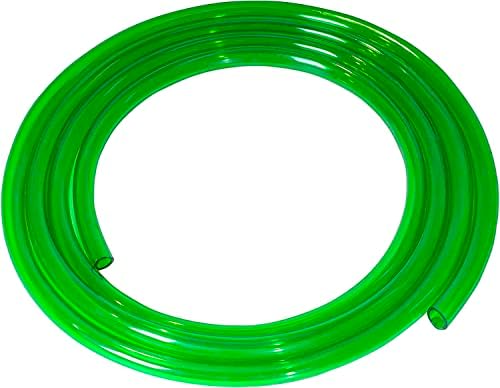 Tubos de PVC verde de Feelers 5/8 ID x 7/8 OD Vinil Mangueira flexível Tubo de aquário de aquário de tanques de água de baixa pressão BPA livre, 3,28 pés