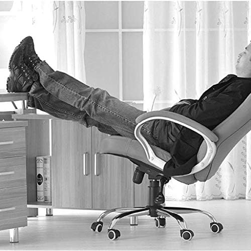 Cadeira de escritório de scdbgy ygqbgy cadeira de corrida de corrida reclinável cadeira de jogo rotear poltrona de escritório com assento com apoio para pés