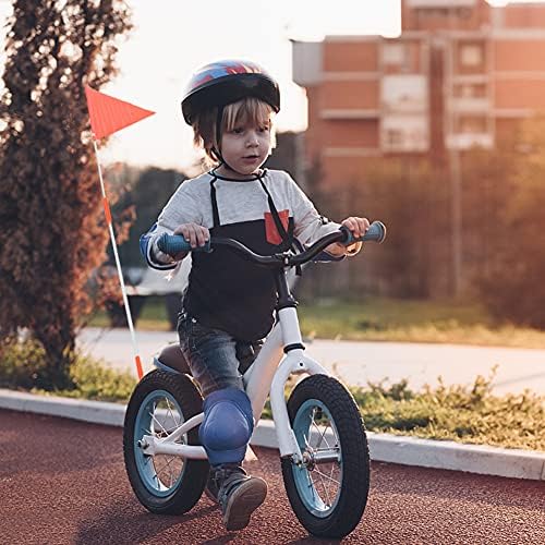 Lvoertuig Bike Safety Bandle Kid Bike Trailer, bandeira de bicicleta com pólo de fibra de vidro e suporte de montagem, bandeira