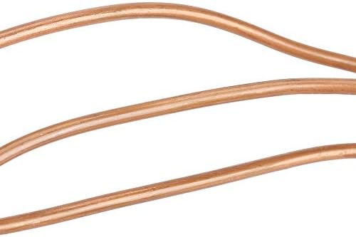 Tubo de cobre de cobre 2M Tubo de cobre, tubo de cobre fino od 3mm x id de 2 mm de espessura de 0,5 mm de cobre, tubo redondo, tubulação de cobre de bobina macia para fazer refrigeração