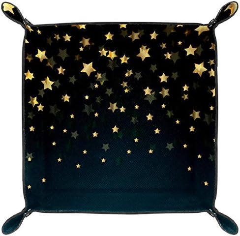 Céu noturno com bandeja de armazenamento de estrela de ouro