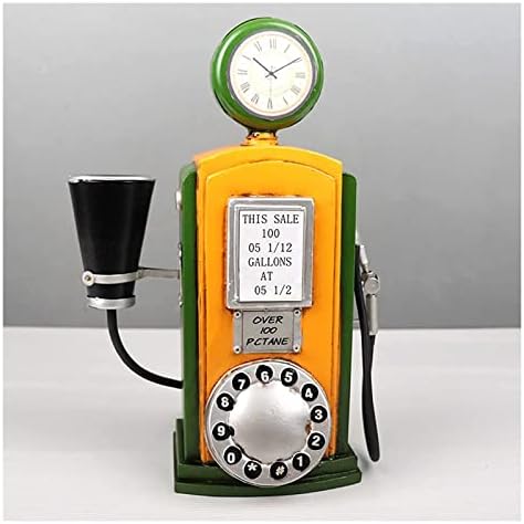 Telefone para o telefone fixo do telefone antiquado, decoração de modelo de telefone antigo, telefone decorativo criativo do artista