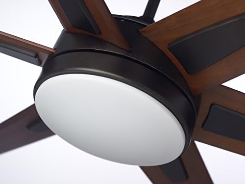 Luminância Kathy Ireland Home Rah Eco teto Fan com kit de luz LED, motor de 72 polegadas eficiente em termos de energia com