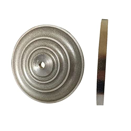 Diâmetro do disco de moldagem por máquina de macarrão com macarrão de ovo diâmetro de 150 mm de 150 mm 12,7 mm Jade 3 Roda de polimento do disco de moagem de ranhura