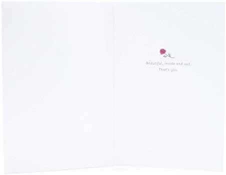 Cartão de aniversário da Hallmark Signature for Women, branco