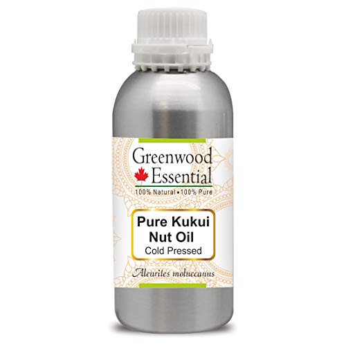 Greenwood Essential Pure Kukui Nut Oil Natural terapêutico a frio pressionado para cuidados pessoais 1250ml