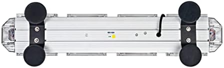WOLO 7826MP-B Watchman Linear 24 LED Mini Light Bar, 12 volts, ímã ou montagem permanente-lente transparente com LED