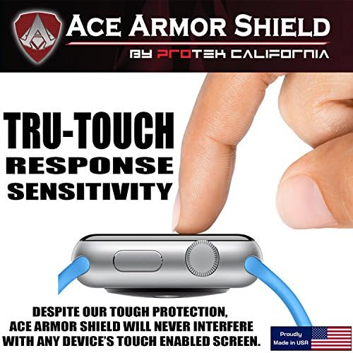 Ace Armour Shield Protek Guard Screen Protector para o piloto Garmin D2 com garantia de substituição de vida livre gratuita