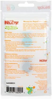 Os clipes de mosquito do Dr. Talbot para Baby & Toddler com ingredientes inspirados naturalmente, Citronela e Lemongrass,