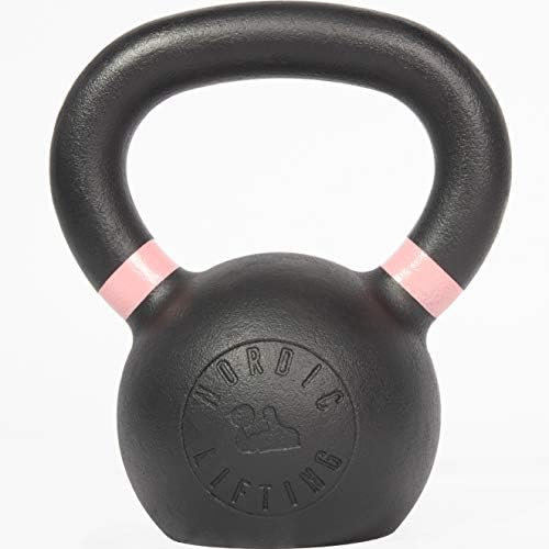 Mangas de joelho nórdicas de levantamento xsmall pacote com kettlebell 18 lb