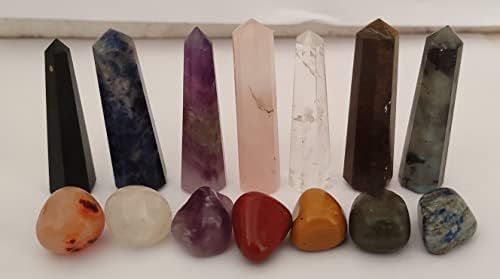 Cristais de cura de sharvgun e pedras preciosas cristais de cura.Reiki Crystals Set Crystal Meditation Gifts. Todas