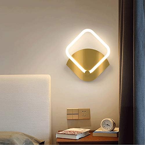 Lâmpada de parede minimalista moderna, acrílico branco LED LUZ LIGHT CREATÍVEL CRATÍCIO DE DECORAÇÃO DO IRONCELAÇÃO DE PARELA PARA