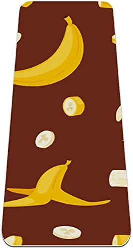 6mm de tapete de ioga extra grosso, impressão de banana TPE ECO-Friendly TPE Mats Pilates tapete para ioga, treino,