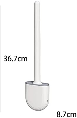Escova de vaso sanitário zukeems pincel de silicone e suporte de suporte para banheiros BASE BASE BASE BASELE