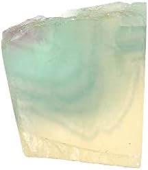 Gemhub Mineral Stone Amostra Bi-Color Fluorite, Certificada Gemtone Rough 134.30 Chakras de cura Crystal Gem…