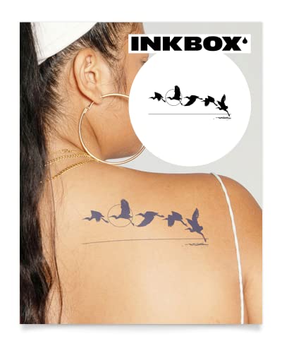 Tatuagens temporárias do Inkbox, tatuagem semi-permanente, uma tatuagem de temperatura resistente à água e fáceis e
