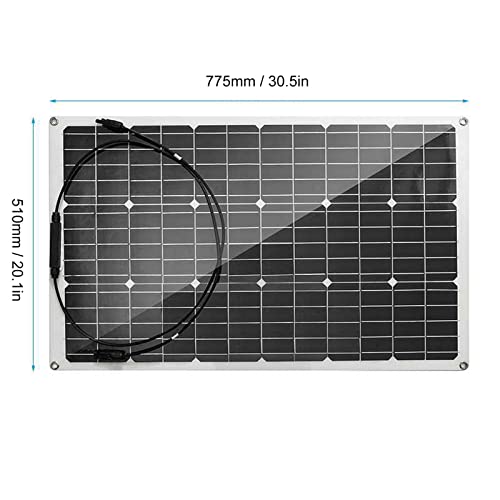 Kit de painel solar flexível FTVogue, geração de energia fotovoltaica Novo controlador de energia com 40A Controlador de carga