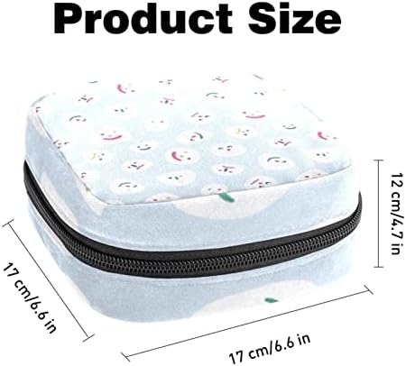Bolsa de armazenamento de guardanapo sanitário de Oryuekan, bolsas de zíper menstrual reutilizável portátil, bolsa