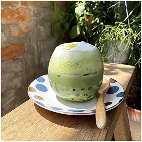 WYBW Coreano de alto valor de 400 ml criativo de café gelado xícara de café nórdico estilo refrescante bebida copo de sobremesas