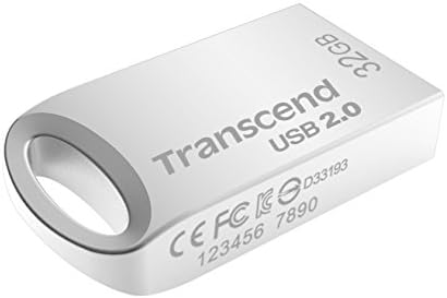 Transcend 32 GB JetFlash 510 USB 2.0 Metallic Flash Drive