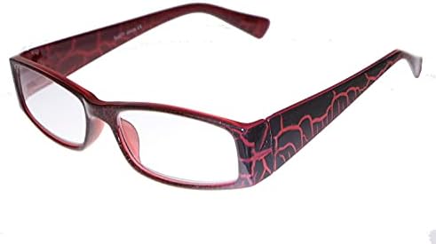 Óculos de leitura retangulares da moda Side Wild por leitores ritzados