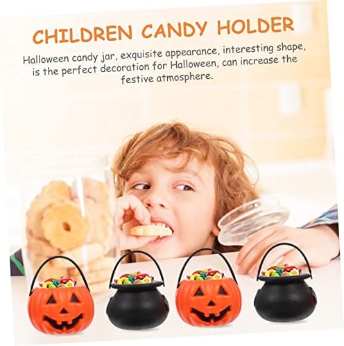 Alasum 16pcs mini açúcar balde halloween doce tigela de halloween decoração de boa bolsa favorita o balde de abóbora portadores