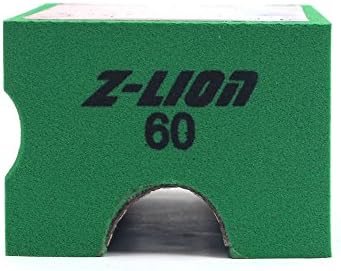 Z-Lion V20 Diamante Polishing Hand almofadas eletroplatou grãos 60 para mármore de granito de concreto de vidro de pedra