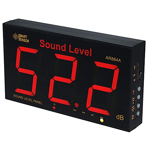 Konnon Digital Ruído Medidor de parede Montado com o nível de som digital Decibel Monitoramento do testador Volume