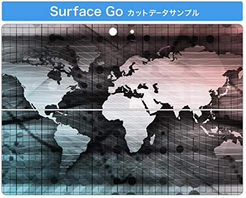 capa de decalque de igsticker para o Microsoft Surface Go/Go 2 Ultra Thin Protective Body Skins 004911 Map