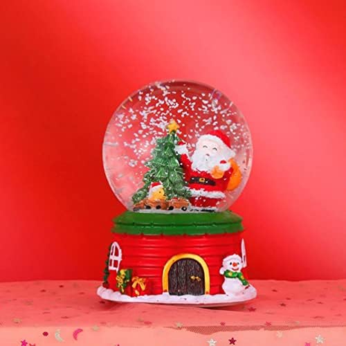 NUOBESTETY STOCKERS STOCKERS SNOVA DO GLOBO DE NEW GLOBO DE SANTA ARNEJA DE NATA TREELO COM ORNAMENTO DE ÁRNAMENTO DE ÁRNES DE SNOW Holiday Snow para o Dia dos Namorados Party Favor Favor Gifts Office Decor Decor