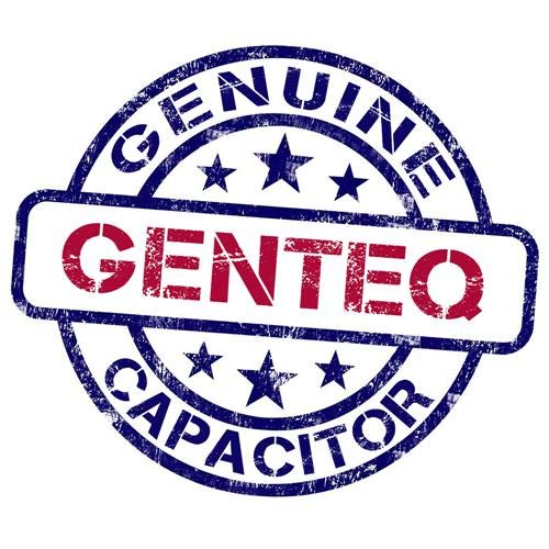 Genteq - 40 + 3 UF MFD x 370 Vac Ge Substituição industrial Capacitor duplo Rodada C3403R / 97F9473