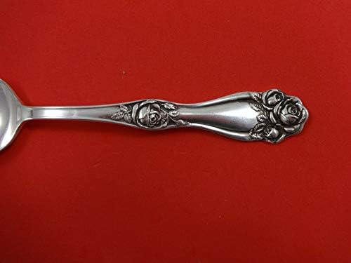 A American Beauty Rose by Holmes & Edwards Plate Silverplate Ice Cream Fork 4 7/8