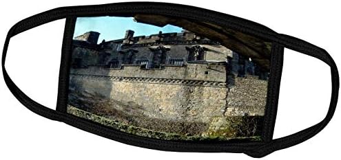3drose jos fauxtexee- scotland castelo - as paredes do castelo de Stirling levadas de perto na Escócia - máscaras faciais